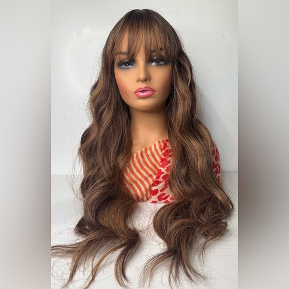 Other - Brown long Wavy Highlights Wig
